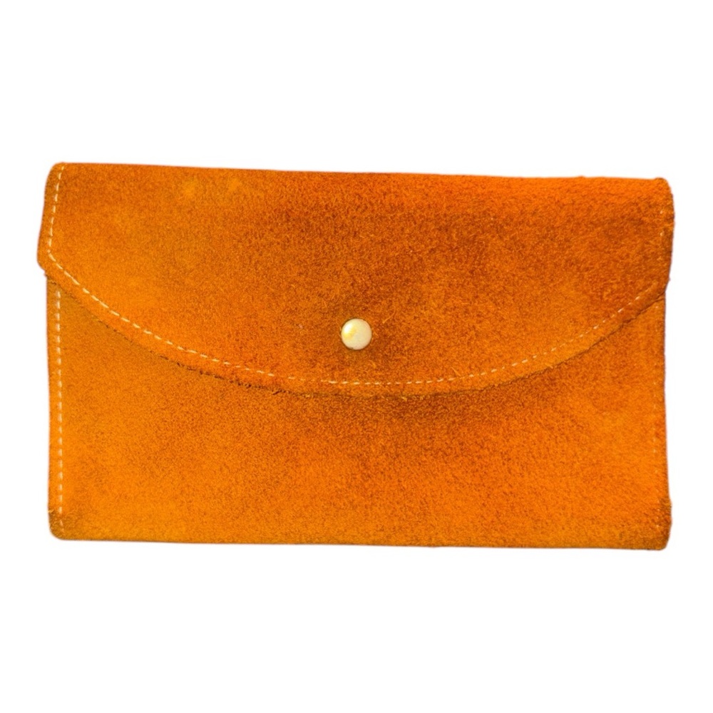 Suede Leather Mid Size Wallet Made in Brasil WLT4
